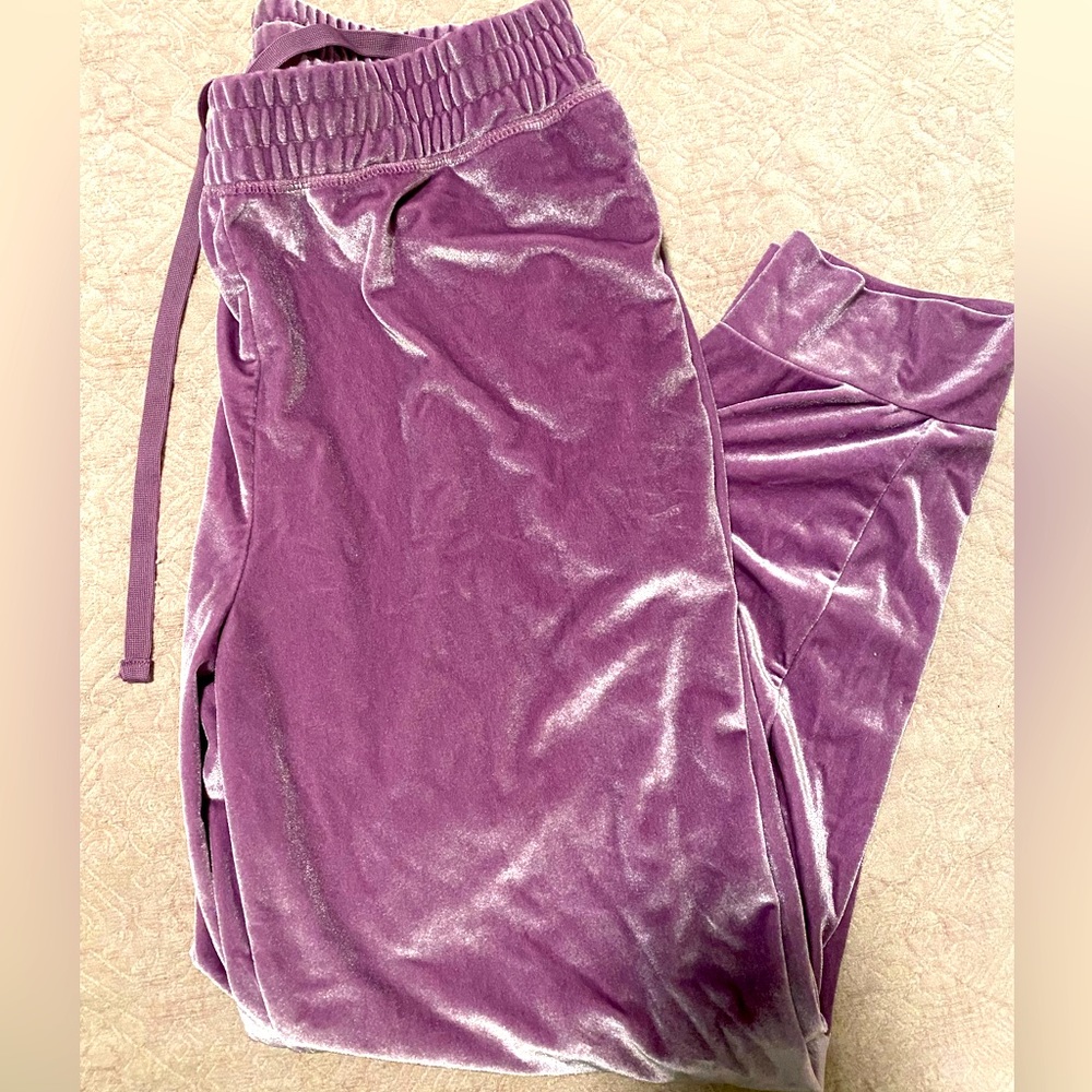 Luxe velour jogger